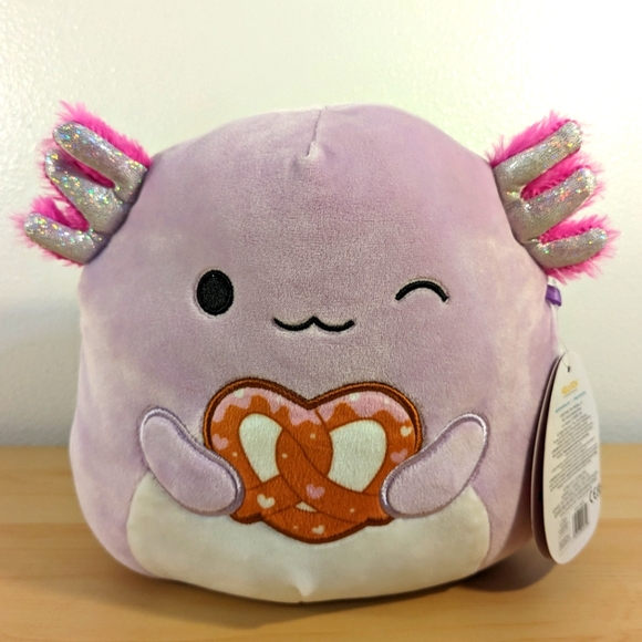 8" Valentine's Monica with Pretzel Squishmallow - Picture 1 of 3
